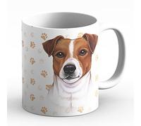 power gift JACK RUSSELL (A) Taza de café o para el The. Tazas con diseño de perro y gato. Tu animal prehere: perfecto para los amantes de los animales. Taza de cerámica.