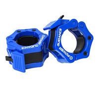 POWER GUIDANCE Abrazaderas Mancuerna para Barras Olímpica 50mm Cierres Barra Abrazaderas de Topes para Barras de Pesas con Bloqueo Cierre de sujeción rápida y Segura(1 par)