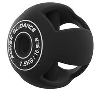 POWER GUIDANCE Pesas y Mancuernas Ajustables 3 en 1 Kettlebell: 2.5kg, 5kg, 7.5kg, 10kg Pesos Fitness, Reducen el Estrés en las Articulaciones (Negro - 7,5 KG)