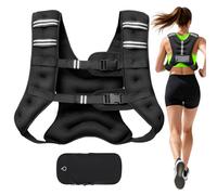 POWER GUIDANCE Weight Vest for Strength Training, Chest Size Adjustable, Practical Bag, Filled with Iron Sand, Ideal for Gym Workouts, Yoga Training and Aerobic Exercises (15lb/6.8kg)