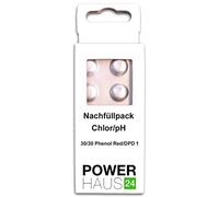 Power haus24 ? Prueba de 60 Rapid pastillas ? 30 x PH Fenol rojo y 30 x DPD1 cloro
