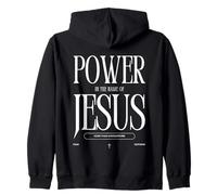 Power In The Name of Jesus More Than Conquerors Fear Nothing Sudadera con Capucha