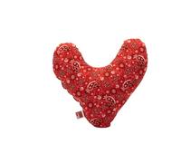 POWER INN almohadillas para el pecho Hope aprox. 32x34cm | Cojín en forma de corazón para aliviar el dolor después de una mastectomía | suave almohadilla para el brazo o la axila | 100% algodón (rojo