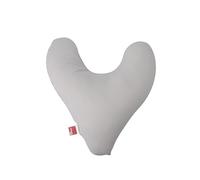 POWER INN Cojín para el pecho Hope aprox. 32 x 34 cm, cojín para aliviar el dolor después de la mastectomía, suave cojín para antebrazo o axila, 100 % algodón (gris claro, algodón, patchwork)