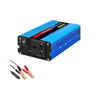 Power Inversor Corriente 1000W-4000W DC 12V A AC 220V 50hz Inversor Onda Sinusoidal para Pura Adaptador/Cargador Energía Enchufe Universal(12V 1600W 220V)