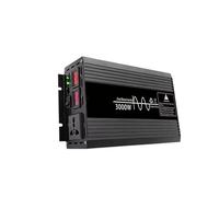 Power Inversor Corriente 4000W/3000W/2000W Inversor Onda Sinusoidal para Pura DC 12V A AC 220V Convertidor Transferencia Voltaje Universal EU Automóviles(3000W)