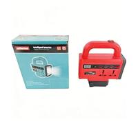 Power Inversor Corriente Convertidor Inversor Inteligente Portátil, Banco Energía USB 220V Y 120W Batería Iones Litio para 18V(C)