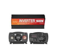 Power Inversor Corriente Convertidores Voltaje 1000W 1600W 2000W Inversor Coche Onda Sinusoidal para Pura Energía Solar DC 12V 24V 48V 60V AC 220V 50Hz 60Hz(1600W EU,24V)