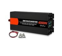 Power Inversor Corriente Inversor DC 12V/24V/48V AC 220V Convertidor Voltaje 4000W/5000W/6000W Pantalla LCD Coche Onda Sinusoidal para Pura Enchufe Europeo(4000W,12V)