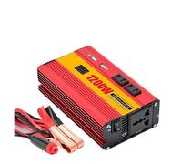 Power Inversor Corriente Inversor Onda Modificada 1200W/2000W DC 12V/24V AC 220V50HZ Enchufe Universal Doble Voltaje(12V24V2000W220V-UN)