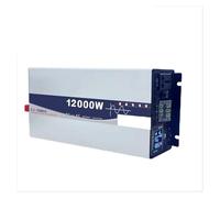 Power Inversor Corriente Vehículos RV DC Inversor Potencia Onda Sinusoidal para Pura 12v 24v 48v 60v 72v AC 220v Inversor Pantalla LCD Control Remoto(12000W Remote,12V,240V 50Hz)