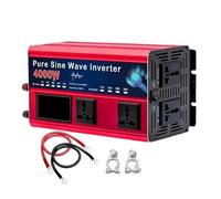 Power Inverter Convertidor Voltaje para Inversor Onda Sinusoidal Pura CC 12 V/24 V/48 V/60 V/72 V A CA 110 V/220 V Inversor Energía Solar para Coche 5500 W 5000 W Inversor(24V,110V 60Hz,4000W)
