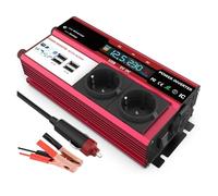 Power Inverter Inversor Corriente 3000 W Y 4000 W (máx. Potencia) para Coche Caravana Barco 500 W Y 800 W CC 12 V Y 24 V A 120 V Y 220 V Enchufes UE EE. UU. Convertidor(800W-4000W EU)