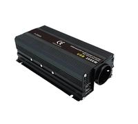 Power Inverter Inversor Corriente Inversor Corriente para Coche 1500W 2000W 4000W 50Hz Adaptador Carga para Exteriores 12V CC A 220V CA para Cámara(DC24V,2000W Peak Black A)