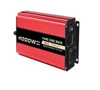 Power Inverter Inversor Corriente Inversor De Onda Sinusoidal Pura 1000 W/2200 W/3000 W/4000 W, CC 12 V/24 V A CA 220 V, 50 Hz, Adaptador/Cargador/convertidor, Enchufe De La UE.(12V,4000W)