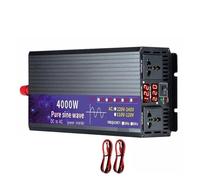 Power Inverter Inversor Corriente Inversor Onda Sinusoidal Pura 3000W 4000W 5000W 110V/220V Transformador Voltaje Convertidor Potencia Inversor Solar con Pantalla LED(48V,220-230V 60Hz Uni,4000W)