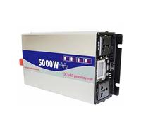 Power Inverter Inversor Corriente Inversor Onda Sinusoidal Pura 4000W 5000W 12V 24V 48V 60V 72V Convertidor 110V Y 220V Inversor Solar para Coche Control Remoto.(48V,120V(60Hz) EU,5KW)