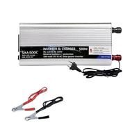 Power Inverter Inversor Corriente Inversor Solar Híbrido De 12 V Y 220 V, Cargador, Transformador De Voltaje, USB, 500 W, 1000 W Y 2000 W, Adaptador para El Hogar.(12V 500W)