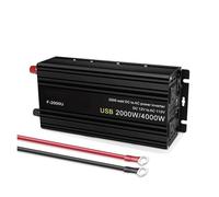 Power Inverter Inversor Corriente para Coche 300 W 500 W 1500 W 2000 W 2600 W 4000 W 60 Hz Convertidor CC A CA para Cargar Teléfonos Portátiles CC 12 V CA 110 V Inversor(4000W LED)
