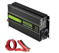 Power Inverter Inversor De Onda Modificada, Enchufe UE, Enchufe Onu, CC 12 V 24 V A CA 220 V 50 Hz, Interfaz Tipo C Convertidor(24V4000W EU-TYPEC)