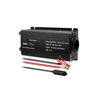 Power Inverter Inversor De Onda Sinusoidal Pura 3000 W Transformador Potencia 12 V CC A 220 V CA con 3 Salidas USB Enchufe Universal/UE Pantalla LED Carga Convertidor(EU 2600W 60Hz)