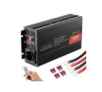 Power Inverter Inversor Onda Sinusoidal Pura 1000/2000/3000 Vatios 2 Salidas CA 2 Puertos USB Y 1 Puerto Tipo C. Control Remoto para Pequeños Electrodomésticos. Convertidor(3000 Watt LCD Screen)