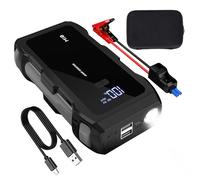 Power Jump Pack - Battery Starter for Vehicles | 8000mah 12v Booster with USB-A Type-C, 3-Mode Lighting Rapid Flash Sos, Car, Motorcycle, Boat, RV, Snowmobile, Tractor, Accessory