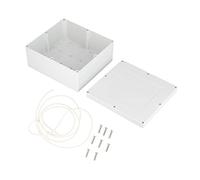 Power Junction Box F50, ABS Plastic Waterproof Electrical Wiring Enclosure, IP65 Rated for Outdoor Indoor DIY Electronic Projects, 300x280x140mm with 8 Metal Screws and Waterproof