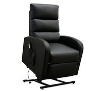 Power Lift Recliner Chair for Elderly, Leather Electric Sofa Living Room Chairs, Side Pocket, Remote Control, Support 330 Pounds