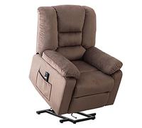 Power Lift Recliner Chair Single Living Room Sofa with Massage for Elderly,Home Theater Seating with Side Pocket,330 Pounds