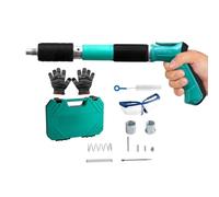 Power Nailers - Stainless Steel, concrete Nailer Stapler incluye uñas | Efficient Carpentry Nailer Kit, Wall Fastening Power Nailers For Furniture For Home Renovation