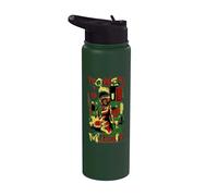 Power of Music Soul cantante Rock Vintage Guitarra Stainless Steel Insulated Water Bottle