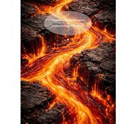 Power of Nature Graph Paper Notebook - 120 Pages, 8.5x11 in, Fire School Notebook: A Powerful Lava Inspired Journal Representing Strength, ... Everyday Notes and Creative Expression