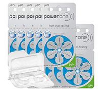 Power One 675 - Lote de 60 pilas para audífonos (10, 13, 312, 675), color azul 24600