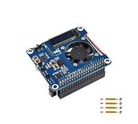 Power Over Ethernet Hat PoE Type D For Raspberry Pi 3B+/4B, 802.3af-Compliant, Fit Raspberry Pi Official Case (PoE Hat (B))