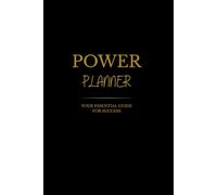 Power Planner - Undated 6+1 Month Weekly Planner | Vision Board, Goal Setting, Habit Tracker, Budget Pages, Weekly Reflections - Productivity Planner for Women & Men: Black & White, Glossy Papercover