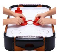 Power Play - Juego De Mesa De Air Hockey, Juguetes De Mesaa Portátiles De Madera, Juguete Interactivo De Madera para Padres E Hijos para Dos Jugadores | Mesa De Arcade De Hockey De Aire para Niños,