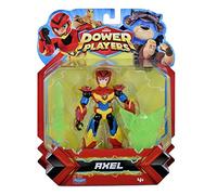 POWER PLAYERS, Figura Articulada 12 cm, Axel, 10 Puntos de articulación y Accesorios, Juguete para niños a Partir de 4 años, PWW013