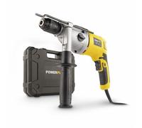 POWER plus POWX0280 Taladro percutor 1050w, 1050 W, 230 V, Amarillo