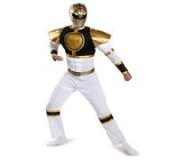Disguise Disfraz Power Ranger Adulto Blanco, Power Rangers Disfraz Adulto, Disfraz Superheroe Adulto Hombre, Power Ranger Blanco Disfraz Adulto, Disfraz Carnaval Hombre Talla XL