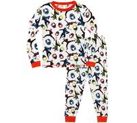Power Ranger Pijamas para Niños Ajuste Ceñido Ninja Steel Blanco 5-6 Años
