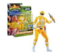 Power Rangers - Automorphin, Figura articulada 2 en 1, 15 cm, Ranger Amarillo - Trini Kwan, para niños a Partir de 4 años, PWG071