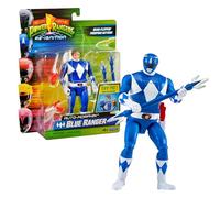 Power Rangers - AutoMorphin, Figura articulada 2 en 1, 15 cm, Ranger Azul - Billy Cranston, para niños a Partir de 4 años, PWG074