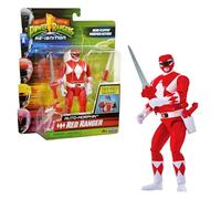 Power Rangers - Automorphin, Figura articulada 2 en 1, 15 cm, Ranger Rojo - Jason Lee Scott, para niños a Partir de 4 años, PWG072