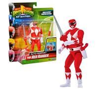 Power Rangers - Automorphin, Figura articulada 2 en 1, 15 cm, Ranger Rojo - Jason Lee Scott, para niños a Partir de 4 años, PWG072