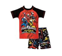 Power Rangers Bañador para Niño Ninja Steel Rojo 9-10 años