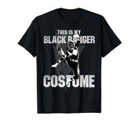 Power Rangers Black Ranger Halloween Costume Vintage Camiseta