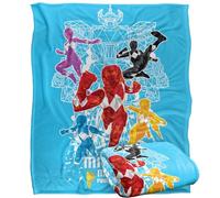 Power Rangers Blanket, 152 x 127 cm Polygon Blast Silky Touch Super Soft Throw Blanket