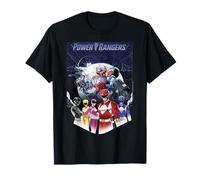 Power Rangers Fade Portrait Megazord Poster Camiseta