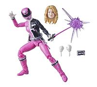 Power Rangers Figura de acción Coleccionable Premium de 15 cm de Ranger Rosa de S.P.D Lightning Collection con Accesorios